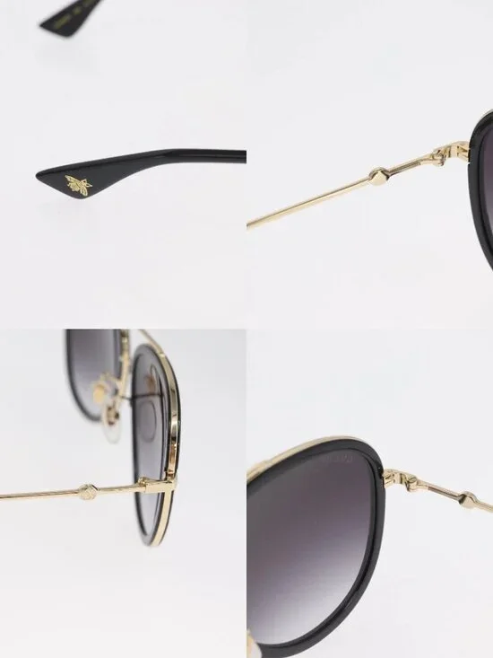 GUCCI Sunglasses metal Black Auth BA10537V - Picture 14 of 14